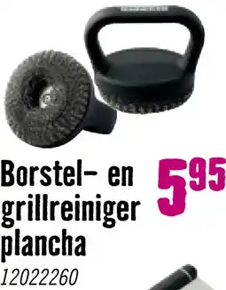 Hornbach TENNEKER Plancha Borstel- en grillreiniger RVS aanbieding