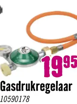 Hornbach TENNEKER Gasdrukregelaar met gasslang 70 cm aanbieding