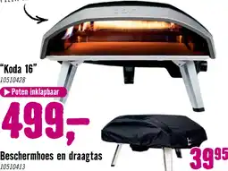 Hornbach OONI Pizzaoven Koda 16 gas 30 Mb, RVS zilver-zwart 58x63x35 cm aanbieding