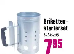 Hornbach Brikettenstarter staal 17x17x27,2 cm aanbieding
