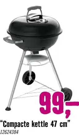 Hornbach WEBER Houtskoolbarbecue Compact Kettle Ø 47 cm aanbieding