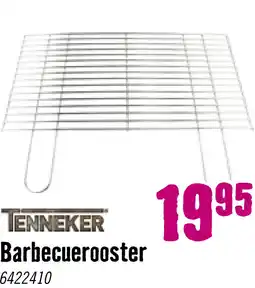 Hornbach TENNEKER Barbecue Rooster RVS 58 x 43 cm aanbieding
