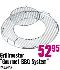 Hornbach WEBER® Barbecue Rooster Gourmet BBQ systeem chroom Ø 55,9 cm aanbieding