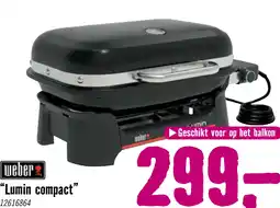 Hornbach WEBER Elektrische barbecue Lumin Compact aanbieding