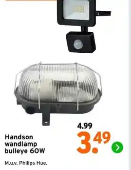 GAMMA Handson wandlamp bulleye 60W aanbieding