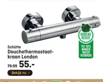 Hubo Schütte Douchethermostaatkraan London aanbieding