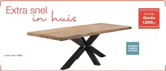 IN.HOUSE Eettafel Gardo aanbieding