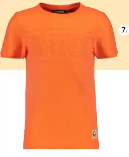 Scapino Unsigned jongens T-shirt met tekstopdruk oranje aanbieding