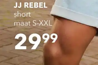 Scapino JJ REBEL heren denim short aanbieding