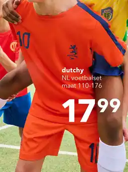 Scapino Dutchy tweedelig kinder sport set oranje aanbieding