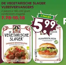 De Boerenschuur De vegetarische slager vleesvervangers aanbieding
