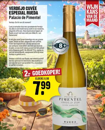 Dirck 3 Palacio de Pimentel Rueda Verdejo Cuvée Especial 75 cl aanbieding