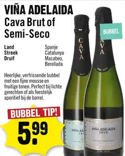 Dirck 3 Vina Adelaida Cava Brut 75 cl aanbieding
