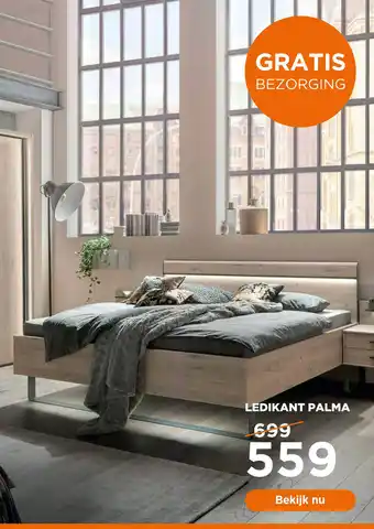 TotaalBED LEDIKANT PALMA aanbieding