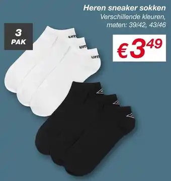 Kik Heren Sneaker Sokken aanbieding
