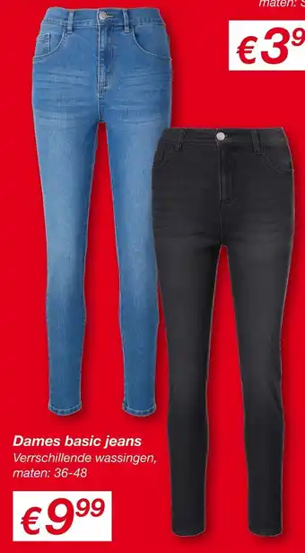 Kik Dames Basic Jeans aanbieding