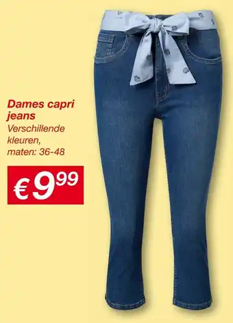 Kik Dames capri jeans aanbieding