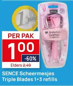 Butlon Sence Scheermesjes Triple Blades aanbieding