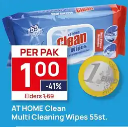 Butlon At Home Clean Multi Cleaning Wipes aanbieding