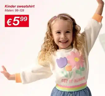 Kik Kinder sweatshirt aanbieding