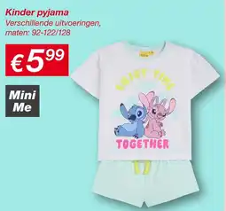 Kik Kinder pyjama aanbieding