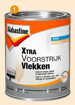 Enorm Alabastine Xtra voorstrijk vlekken aanbieding