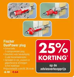 Enorm Fischer DuoPower plug aanbieding