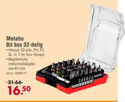 Enorm Metabo Bit box 32-delig aanbieding