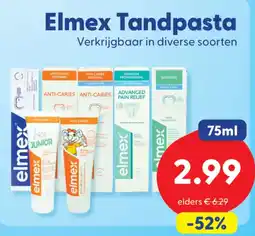 Die Grenze Elmex Tandpasta aanbieding