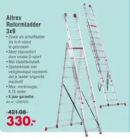 Enorm Altrex Reformladder 3x9 aanbieding