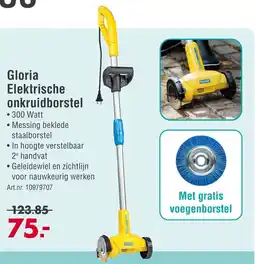 Enorm Gloria Elektrische onkruidborstel aanbieding