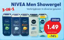 Die Grenze Nivea Men Showergel aanbieding