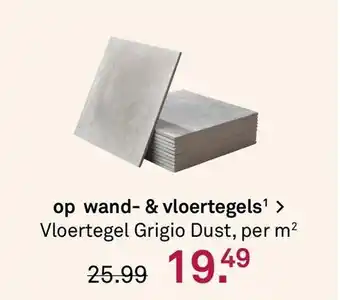 Karwei Vloertegel Grigio Dust, per m2 aanbieding