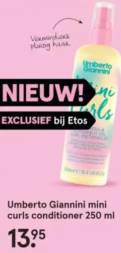 Etos Umberto Giannini mini curls conditioner aanbieding