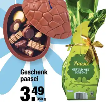 ALDI Geschenk paasei 350g aanbieding