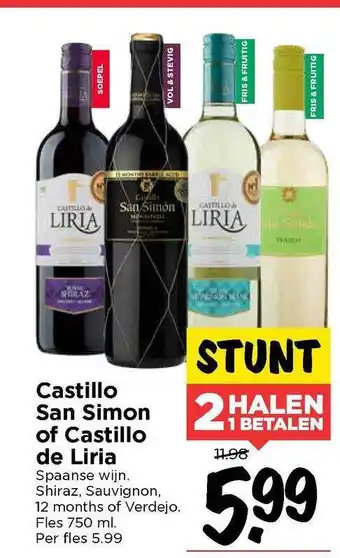 Vomar Voordeelmarkt Castillo San Simon Of Castillo De Liria aanbieding