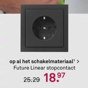 Karwei Future Linear stopcontact aanbieding