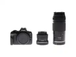 MediaMarkt Canon Eos R100 Bk + Rf-s18-45 Rf75-300mm R Systeem aanbieding
