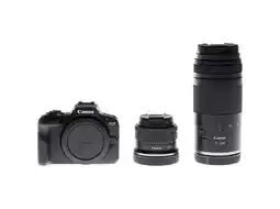 MediaMarkt Canon Eos R100 Bk + Rf-s18-45 Rf75-300mm R Systeem aanbieding