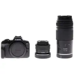 MediaMarkt Canon Eos R100 Bk + Rf-s18-45 Rf75-300mm R Systeem aanbieding