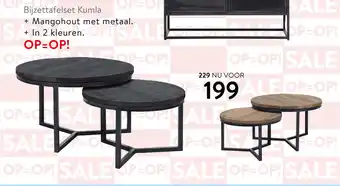 Profijt Meubel Bijzettafelset Kumla aanbieding