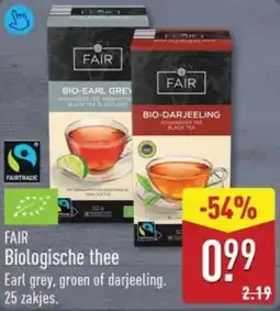 ALDI Fair Biologische thee aanbieding