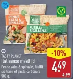 ALDI Tasty Planet Italiaanse maaltijd aanbieding
