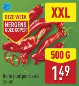 ALDI Rode puntpaprika's aanbieding