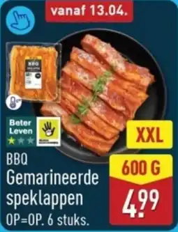 ALDI BBQ Gemarineerde Speklappen XXL aanbieding
