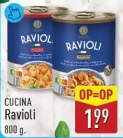 ALDI Cucina Ravioli aanbieding