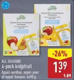 ALDI All Seasons Knijpfruit aanbieding