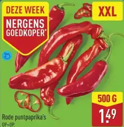 ALDI Rode Puntpaprika's XXL aanbieding