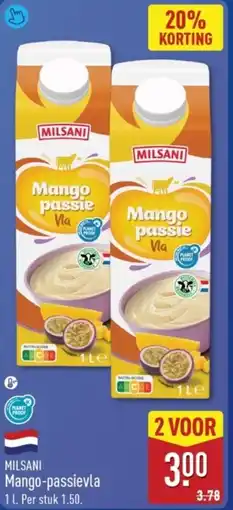 ALDI Milsani Mango Passievla aanbieding