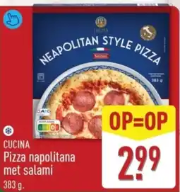 ALDI Cucina Pizza Napolitana met Salami aanbieding